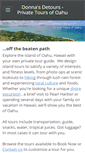 Mobile Screenshot of privatetoursofoahu.com