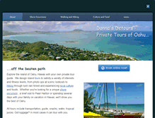 Tablet Screenshot of privatetoursofoahu.com